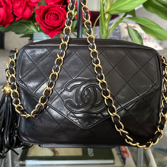 Brown Lambskin Chanel Camera Bag Crossbody - Picture 3 of 17